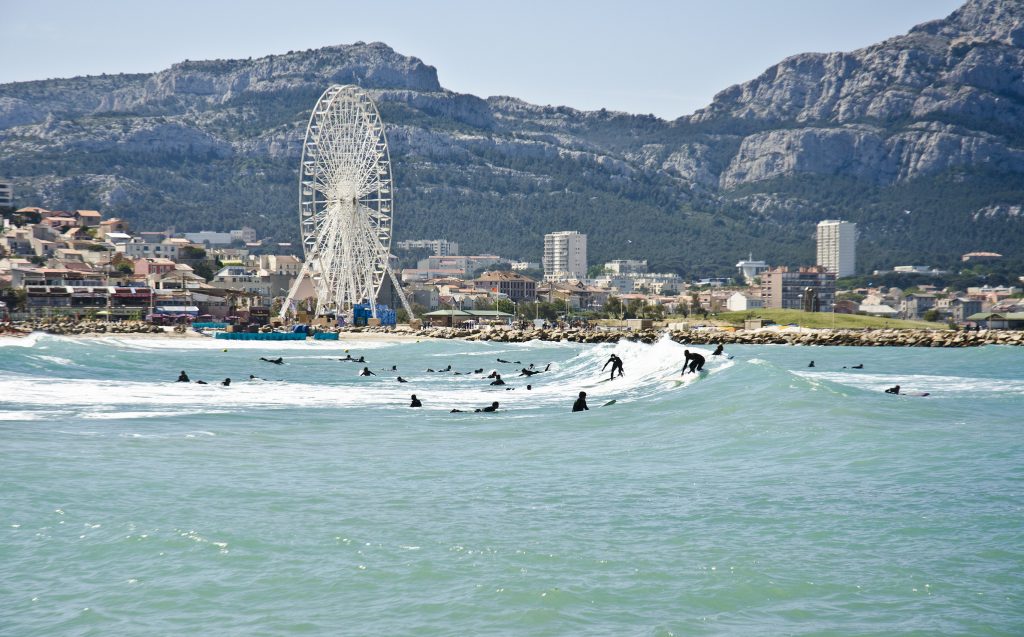 Autour du rond-point du Prado à Marseille