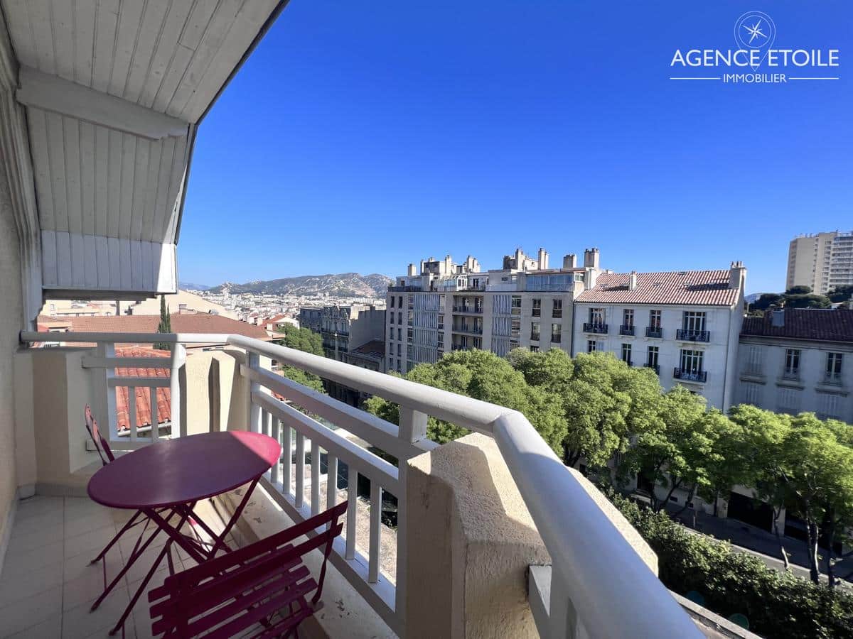 Marseille 8ème Carré d’Or appartement T2 avec balcon
