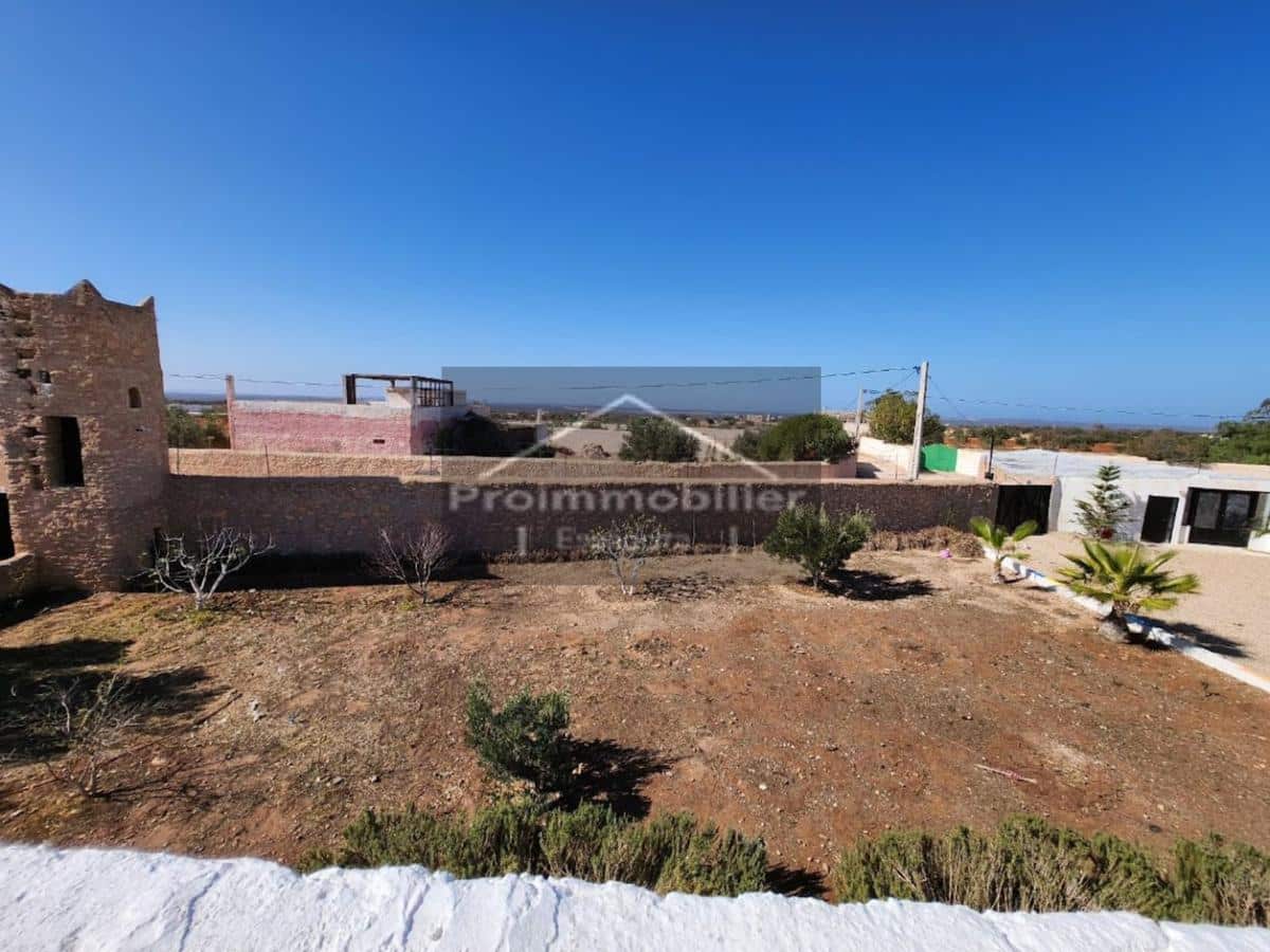 Belle Maison de 140 m² en campagne à vendre à Essaouira Terrain 7500 m² sans AVNA