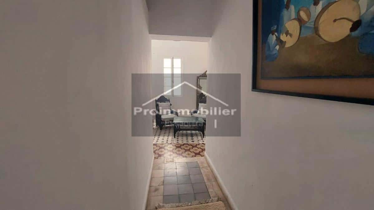 Magnifique Riad de 200 m² en médina à vendre à Essaouira terrain 100 m² avec terrasse privative