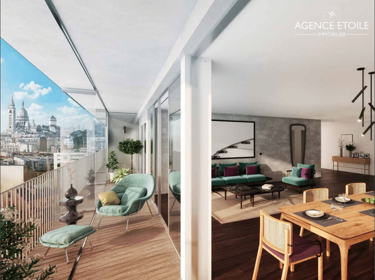 NEW 3-ROOM APARTMENT – PARIS XVIII