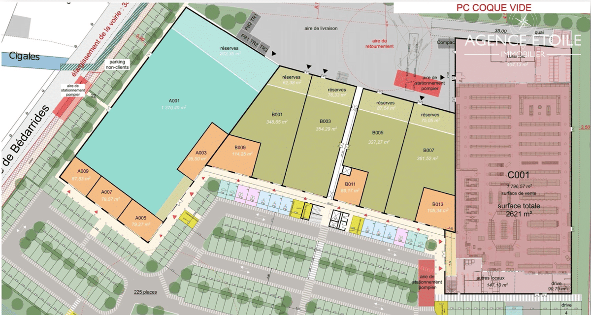 Entraigues Sur La Sorgue – Centre commercial BEFA 9271m2