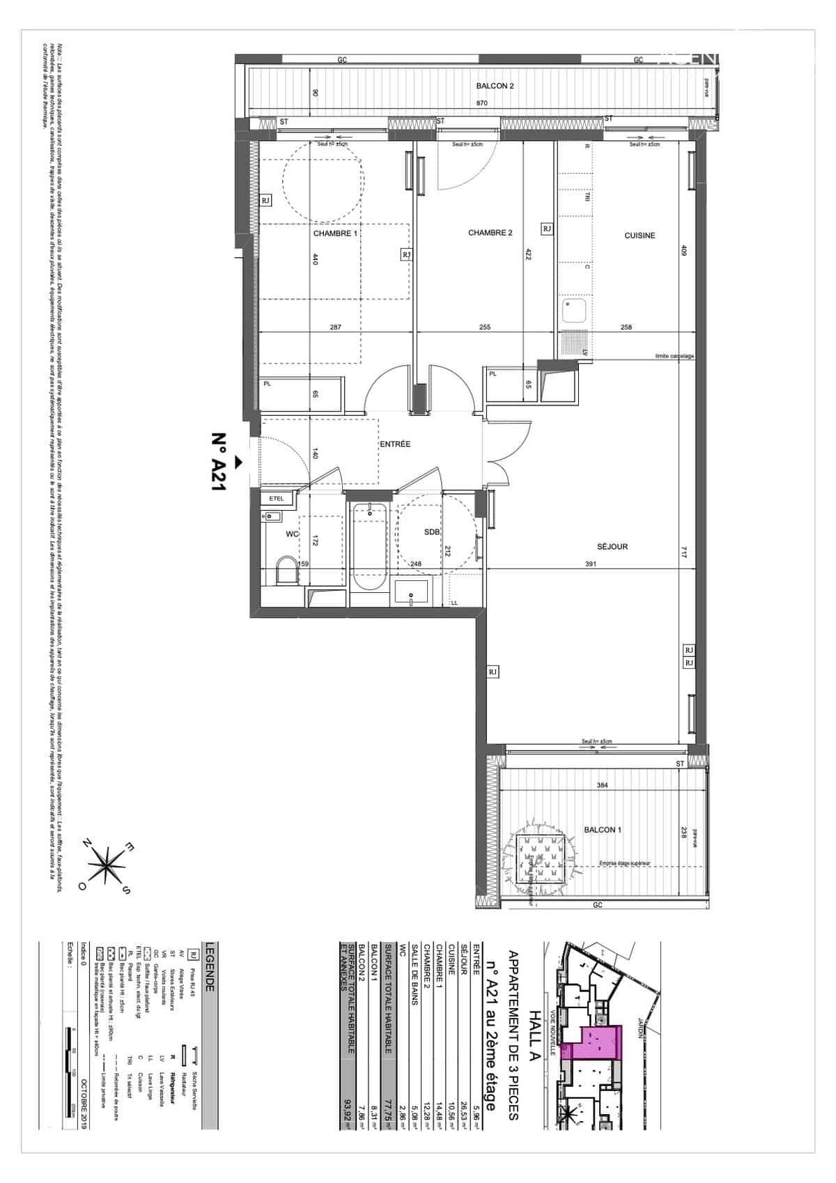 APPARTEMENT NEUF 3 PIECES – PARIS XV