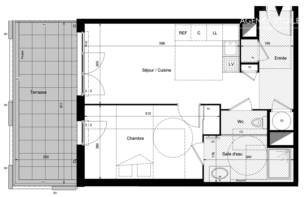  2 PIÈCES 44.68 M2 APPARTEMENT MARSEILLE 9e 2 PIÈCE(S) 44.68