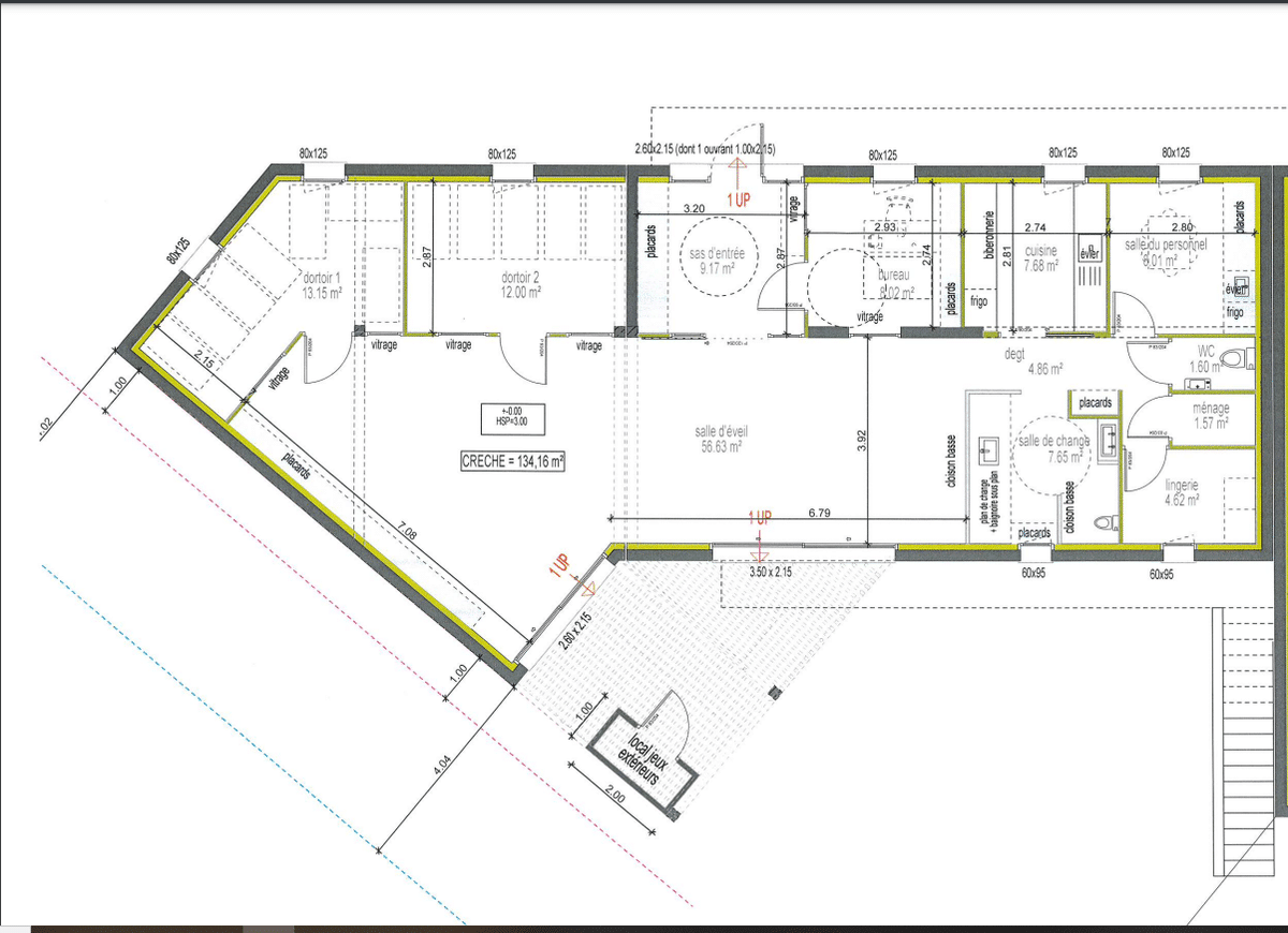 Bureaux neufs de 134m2 à louer à Lançon de Provence