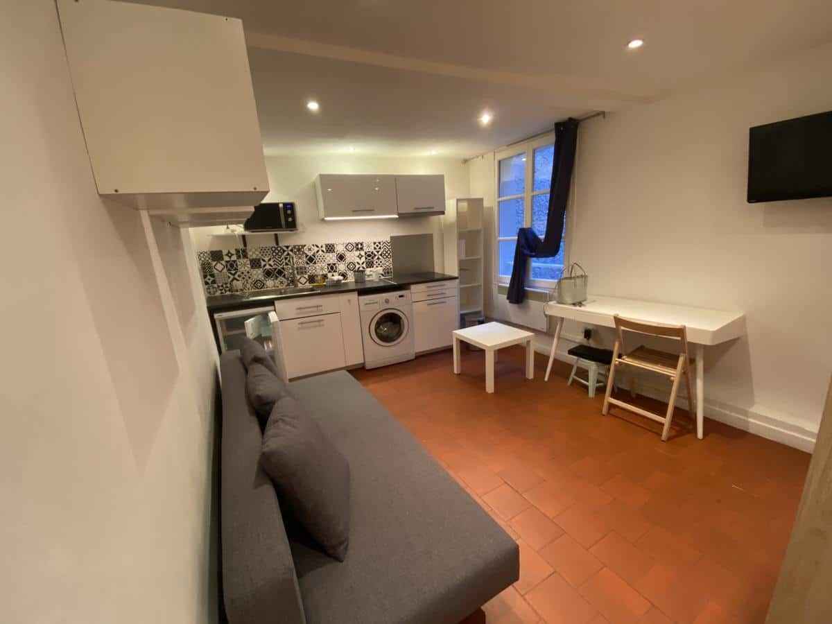 Studio meblé rue des muletiers – 1 pièce – 19.75m2